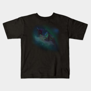 Imagine yourself sleeping on the cloud of galaxy Kids T-Shirt